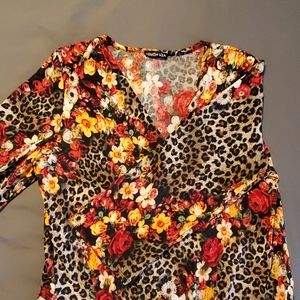 Three quarter sleeve cardigan